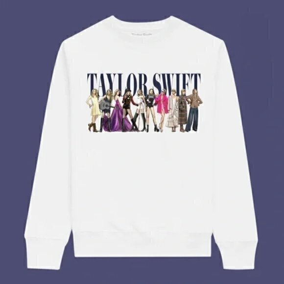 Taylor Swift Tops - Taylor Swift Limited Edition White Eras Crewneck Women's Medium